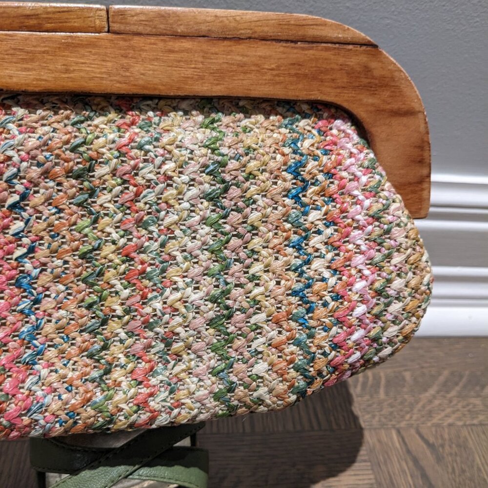 Charles by Charles David Green Platform Sandals Shoes & Matching Clutch Set - Picture 10 of 14